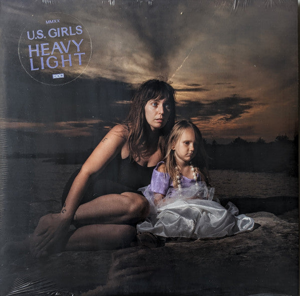U.S. Girls - Heavy Light - LAVENDER WHITE MARBLED COLOURED VINYL LP