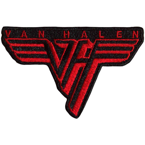 Van Halen Woven Patch: Classic Red Logo (Standard) VHPAT03