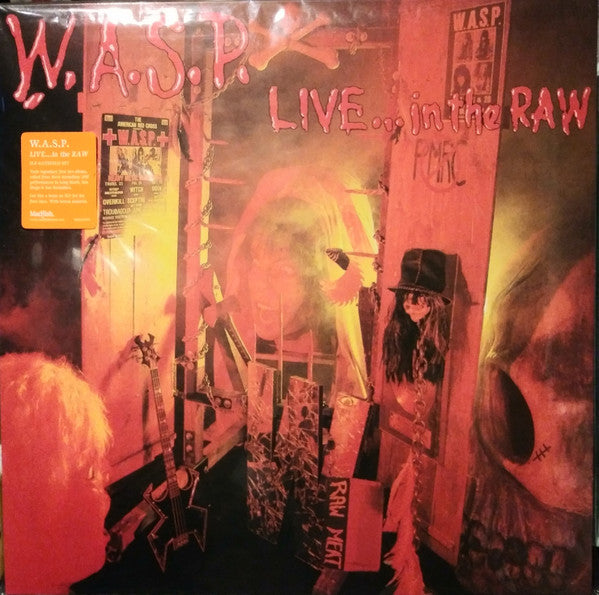 W.A.S.P. – Live ..In The Raw - 2 x VINYL LP SET (used)