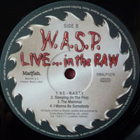 W.A.S.P. – Live ..In The Raw - 2 x VINYL LP SET (used)