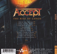 Accept – The Rise Of Chaos - CD ALBUM in GATEFOLD DIGIPAK (used)