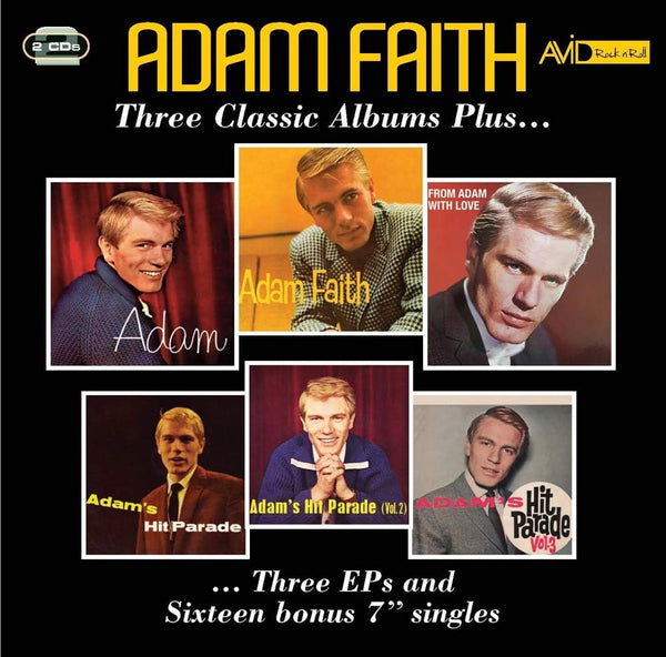 Adam Faith – Three Classic Albums Plus - 2 x CD ALBUM SET - NEW