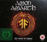 Amon Amarth ‎– The Pursuit Of Vikings (25 Years In The Eye Of The Storm) - 2 x DVD 1 x CD ALBUM SET in FOLDOUT DIGIPAK (used)