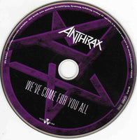 Anthrax – We've Come For You All - CD ALBUM in FOLDOUT PACK & CUSTOM SLIPCASE (used)