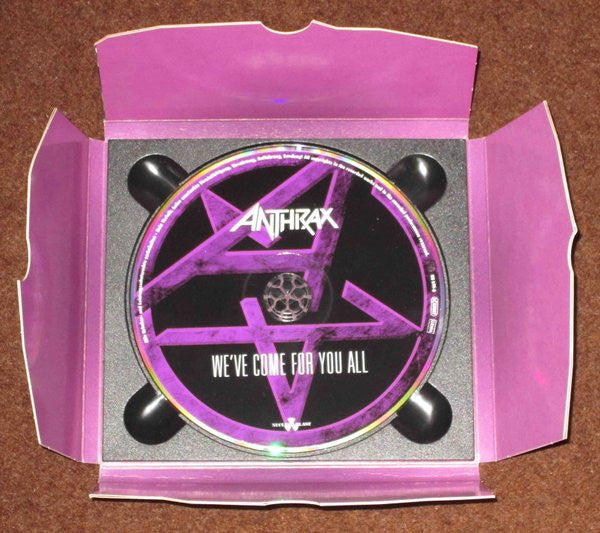 Anthrax – We've Come For You All - CD ALBUM in FOLDOUT PACK & CUSTOM SLIPCASE (used)