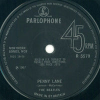 The Beatles – Strawberry Fields Forever / Penny Lane - 7" SINGLE in Picture Cover (used)