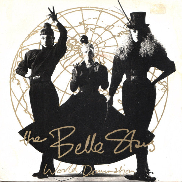 The Belle Stars – World Domination - 7 INCH in GLOSSY CARD PICTURE COVER (used)