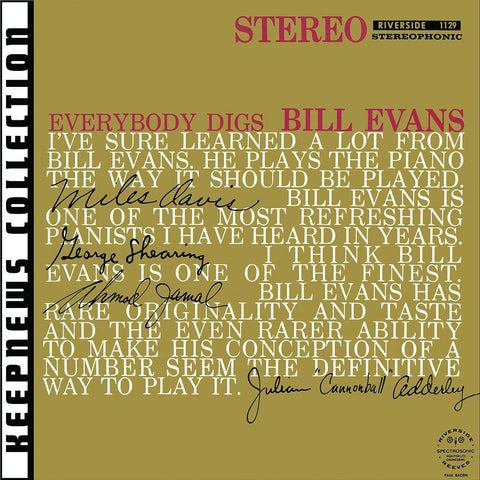 Bill Evans Trio – Everybody Digs Bill Evans - CD