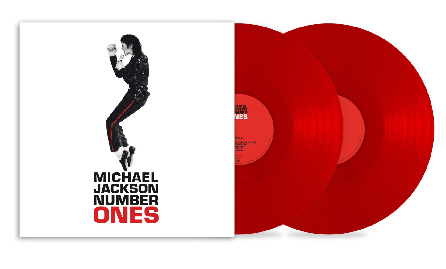 Michael Jackson - Number Ones - 2 x RED COLOURED VINYL LP SET - NEW