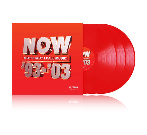 Now That's What I Call 40 Years, Volume 2 : 1993-2003 - 3 x RED COLOURED VINYL LP SET