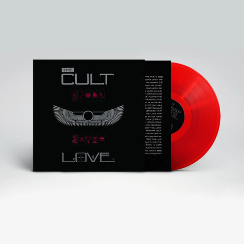 The Cult – Love - RED COLOURED VINYL LP