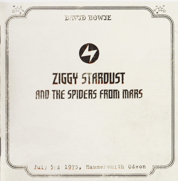 David Bowie – Ziggy Stardust And The Spiders From Mars (The Motion Picture Soundtrack) - 2 x CD ALBUM SET