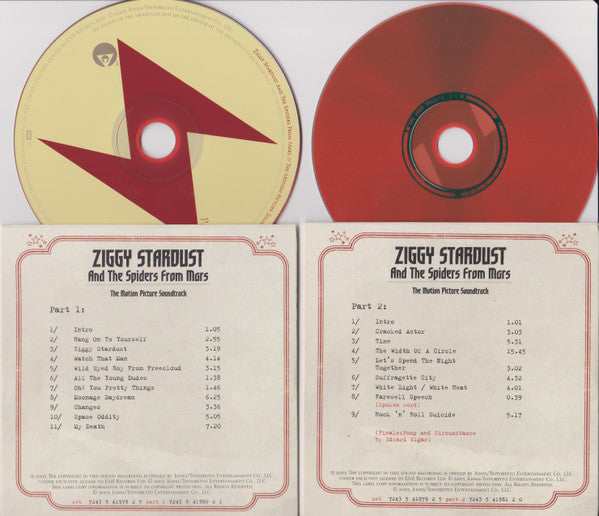 David Bowie – Ziggy Stardust And The Spiders From Mars (The Motion Picture Soundtrack) - 2 x CD ALBUM SET