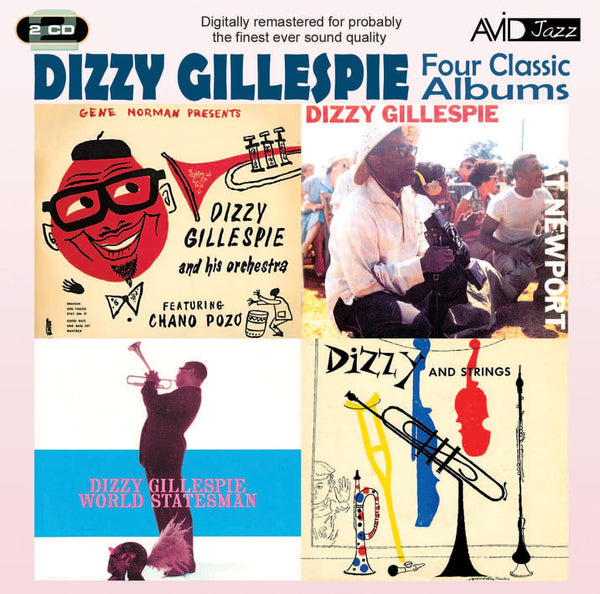 Dizzy Gillespie – Four Classic Albums - 2 x CD ALBUM SET - NEW