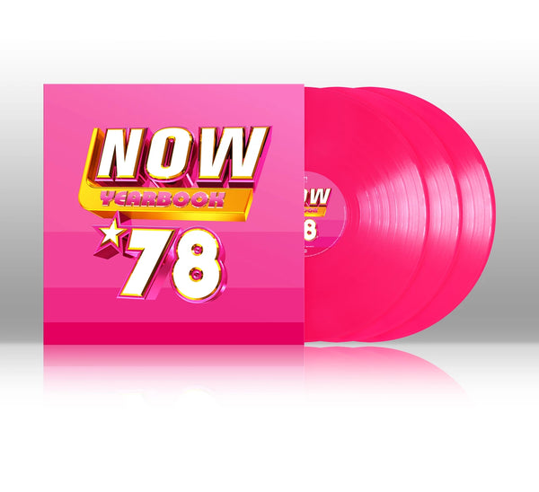 Now Yearbook '78 - Various - 3 x PINK COLOURED VINYL LP SET