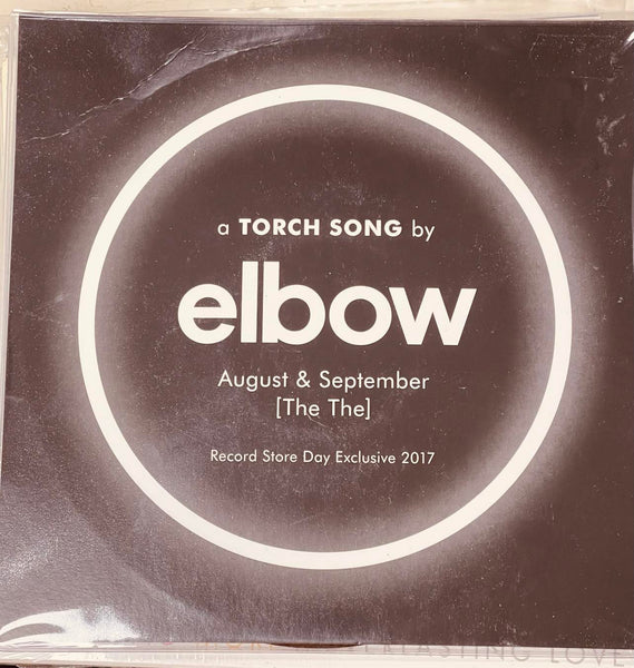 Elbow – August & September - ETCHED 7" SINGLE (used)