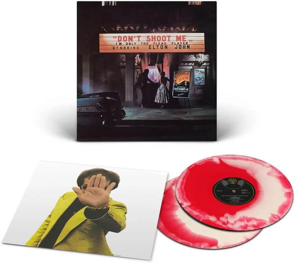 Elton John – Don't Shoot Me, I'm Only The Piano Player - 2 x RED SPLATTER COLOURED VINYL LP SET (used)