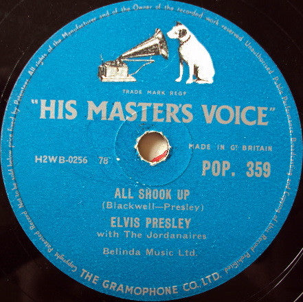 Elvis Presley –  All Shook Up -78 RPM VINYL (Used)