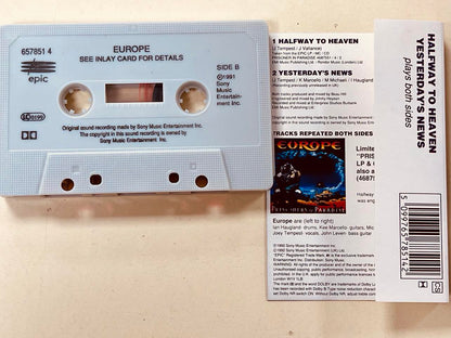 Europe ‎– Halfway To Heaven - CASSETTE ALBUM (used)