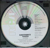 Eurythmics –Touch - CD ALBUM (used)