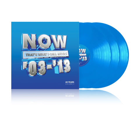 Now That's What I Call 40 Years, Volume 3 : 2003 -2013 - 3 x BLUE COLOURED VINYL SET