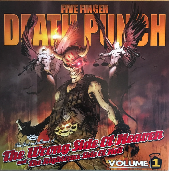 Five Finger Death Punch – The Wrong Side Of Heaven And The Righteous Side Of Hell, Volume 1 - 2 x VINYL LP SET (used)