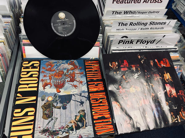 Guns N' Roses – Appetite For Destruction - VINYL LP - Withdrawn with Uncensored Cover  (used)