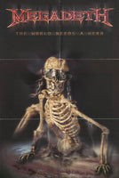 Megadeth – The World Needs A Hero -  CD ALBUM in SLIPCASE with POSTER (used)