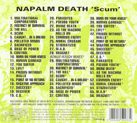 Napalm Death – Scum - CD ALBUM in DIGIPAK (used)