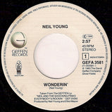 Neil Young - Wonderin' - 7" Single in Picture Cover - Italian issue (used)