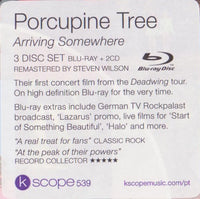 Porcupine Tree – Arriving Somewhere... - 2 x CD ALBUMS & BLU-RAY SET in DIGIBOOK (used)