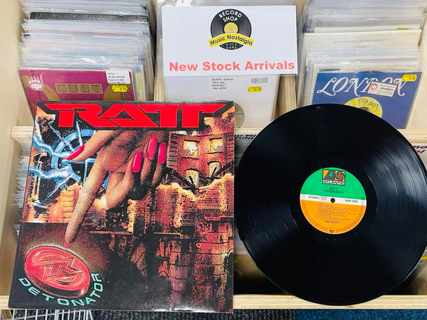 Ratt – Detonator - VINYL LP,  ORIGINAL 1990 ISSUE (used)