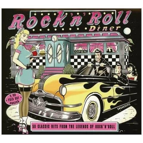Rock'n'Roll Diner - 50 Classic Hits From The Legends Of Rock'n'Roll - 2 x CD SET