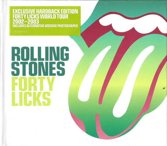 The Rolling Stones – Forty Licks - 2 x CD ALBUM SET - HARDBACK BOOK EDITION