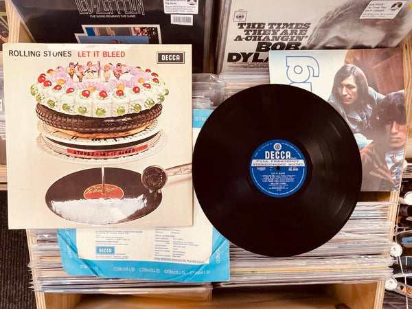 The Rolling Stones ‎– Let It Bleed - Original Unboxed Stereo VINYL LP with POSTER (used)