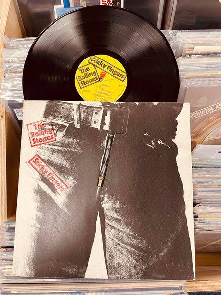 The Rolling Stones - Sticky Fingers - VINYL LP with ZIPPER Cover, Gatefold Variant (used)