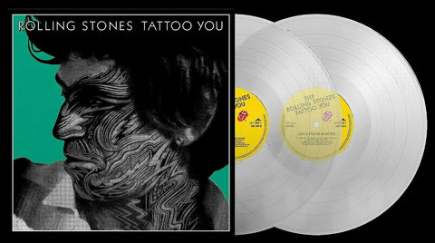 Rolling Stones ‎– Tattoo You - 2 x CLEAR COLOURED VINYL LP SET - ALTERNATE COVER ART