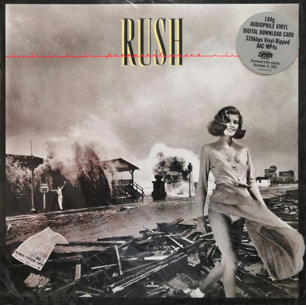 Rush ‎- Permanent Waves - 180 GRAM VINYL LP - USA AUDIOPHILE ISSUE