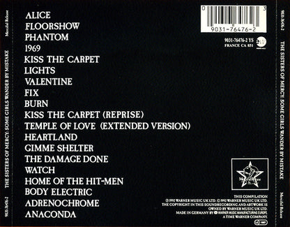 The Sisters Of Mercy – Some Girls Wander By Mistake - CD ALBUM