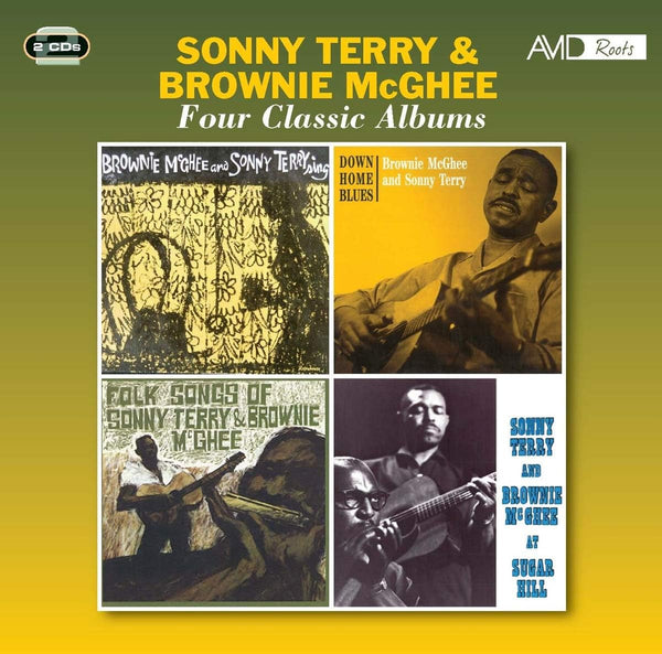 Sonny Terry & Brownie McGhee – Four Classic Albums - 2 x CD ALBUM SET - NEW