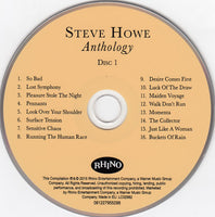 Steve Howe – Anthology (A Solo Career Retrospective) - 2 x CD ALBUM SET DELUXE FOLDOUT DIGIPAK (used)