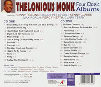 Thelonious Monk – Four Classic Albums - 2 x CD ALBUM SET - NEW