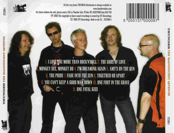Thunder ‎–  The Magnificent Seventh! - CD ALBUM