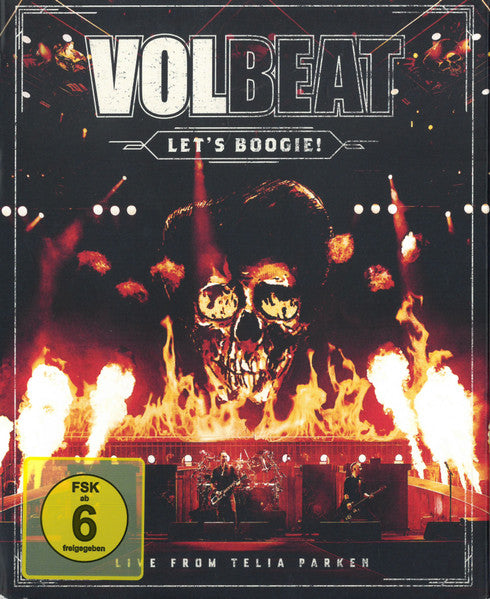 Volbeat – Let's Boogie! Live From Telia Parken - BLU-RAY & 2 x CD ALBUM SET in FOLDOUT DIGIPAK (used)