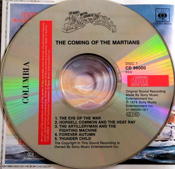 Jeff Wayne's The War of the Worlds - Musical Version - 2 x CD ALBUM SET