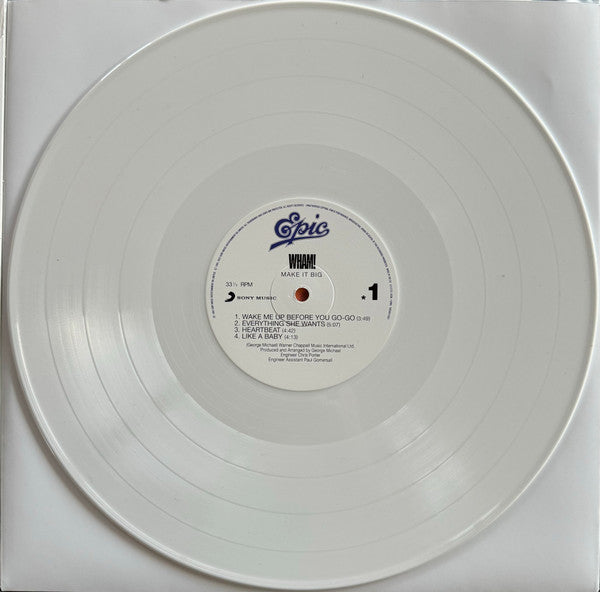 Wham! – Make It Big - WHITE COLOURED VINYL LP