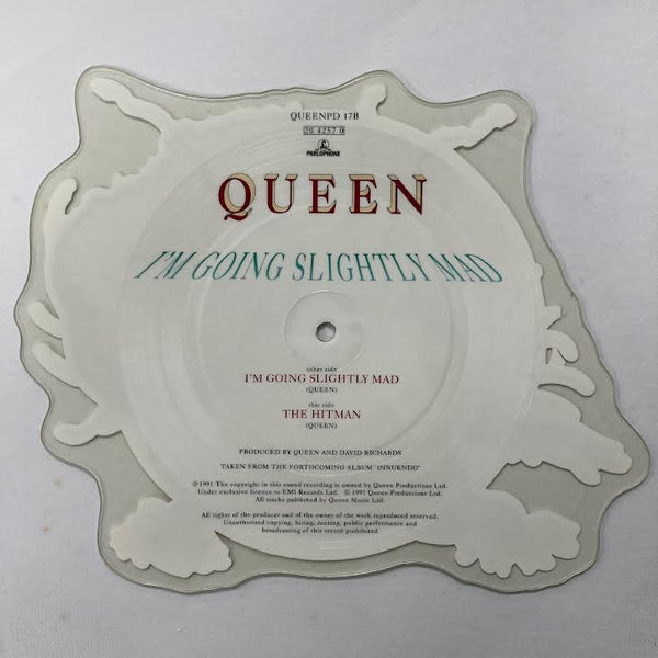 Queen I'm Going Slightly Mad ORIGINAL SHAPED PICTURE DISC ISSUE SINGLE (used)