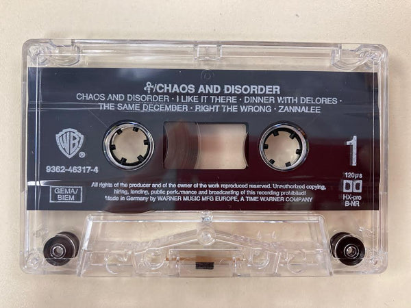 Prince Chaos And Disorder ORIGINAL CASSETTE ISSUE