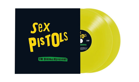 Sex Pistols – The Original Recordings 2 x YELLOW COLOURED VINYL LP SET + STICKERS LIMITED EDITION