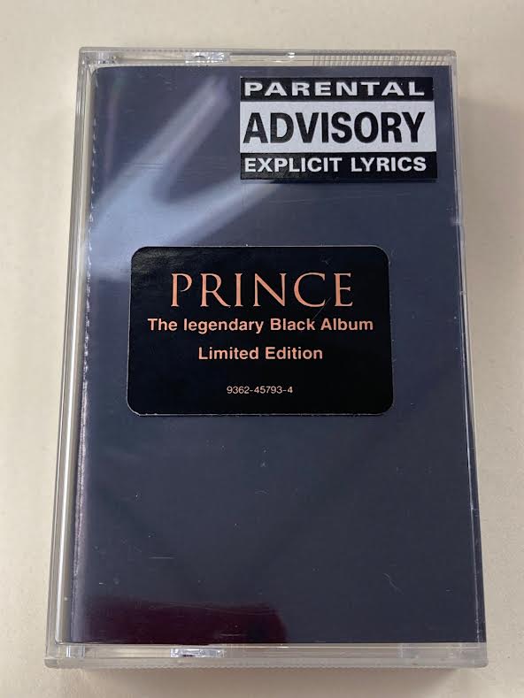 Prince The Black Album RARE ORIGINAL CASSETTE ISSUE